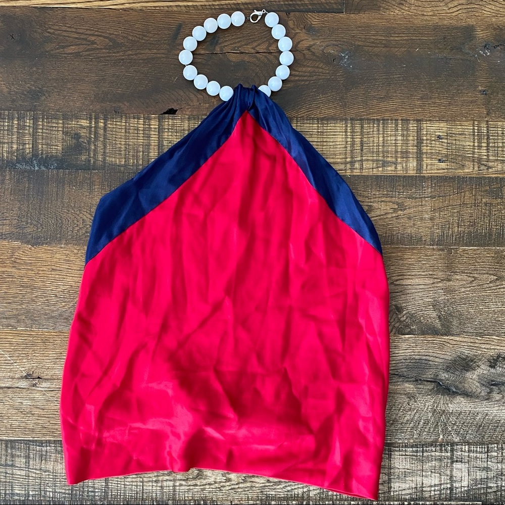 🍍 Dakota Martin silk tie back necklace hal…